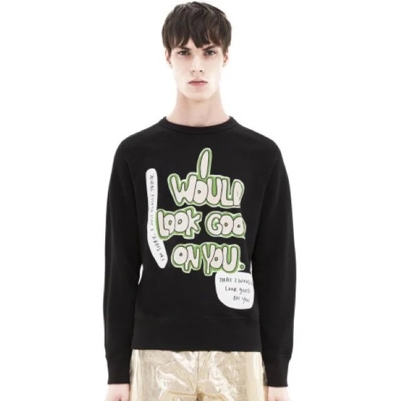 Acne Studios 'I Would Look Good On You' Crewneck Sweater - Picture 3 of 3